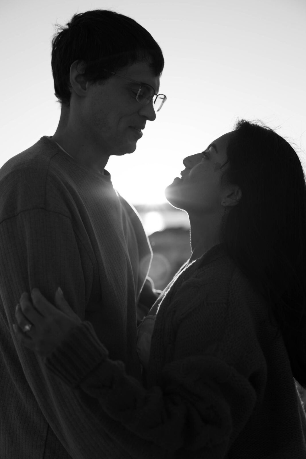 Intimate Engagement Photo | New England Wedding Photographer