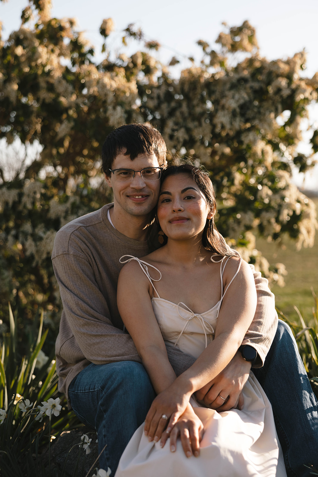 Gaby and Corey - Harkness Memorial State Park Couples Session