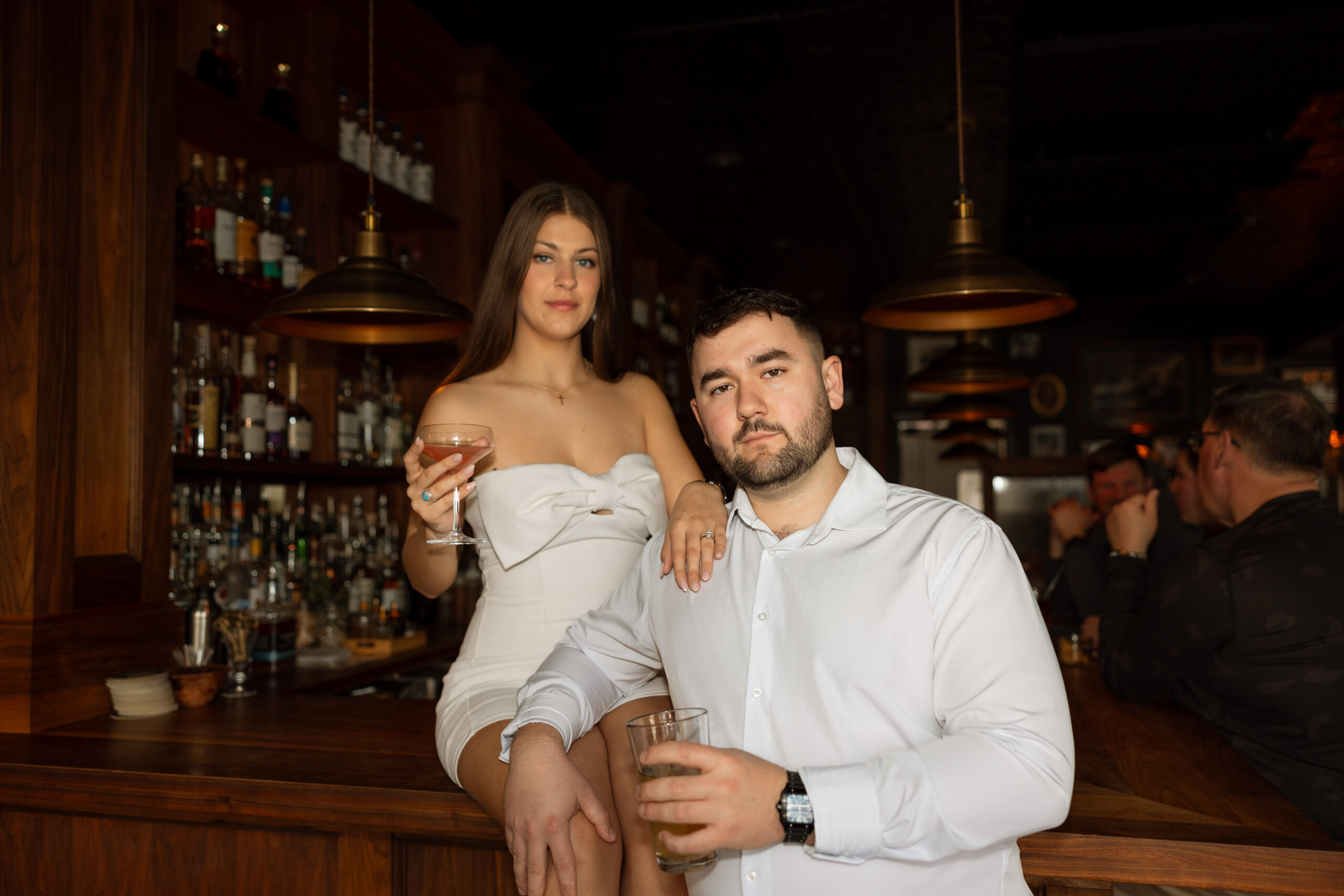 Tori and Blake at Stingy Alley in Warren, RI