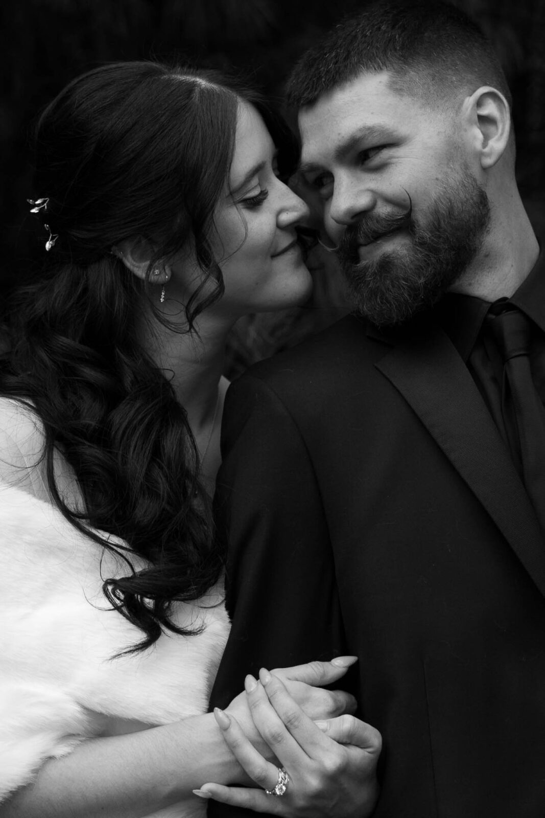 Bridal Portraits | Caitlin, David | Swansea MA Backyard Wedding
