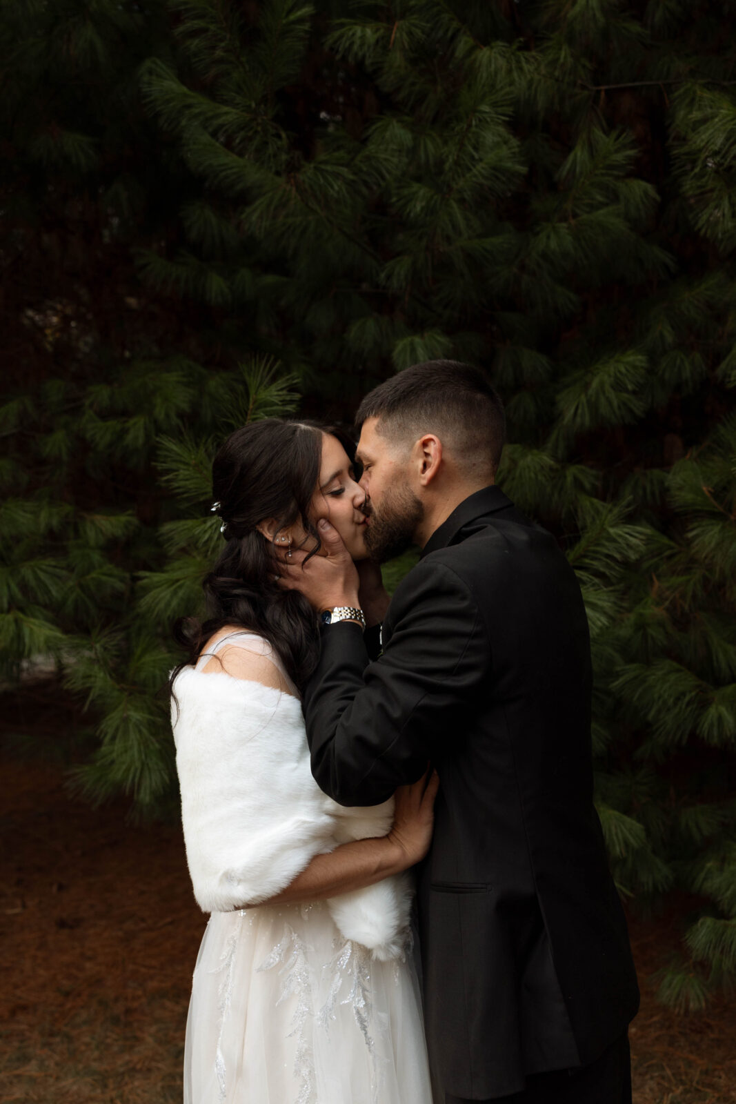 Bridal Portraits | Caitlin, David | Backyard Wedding Swansea MA