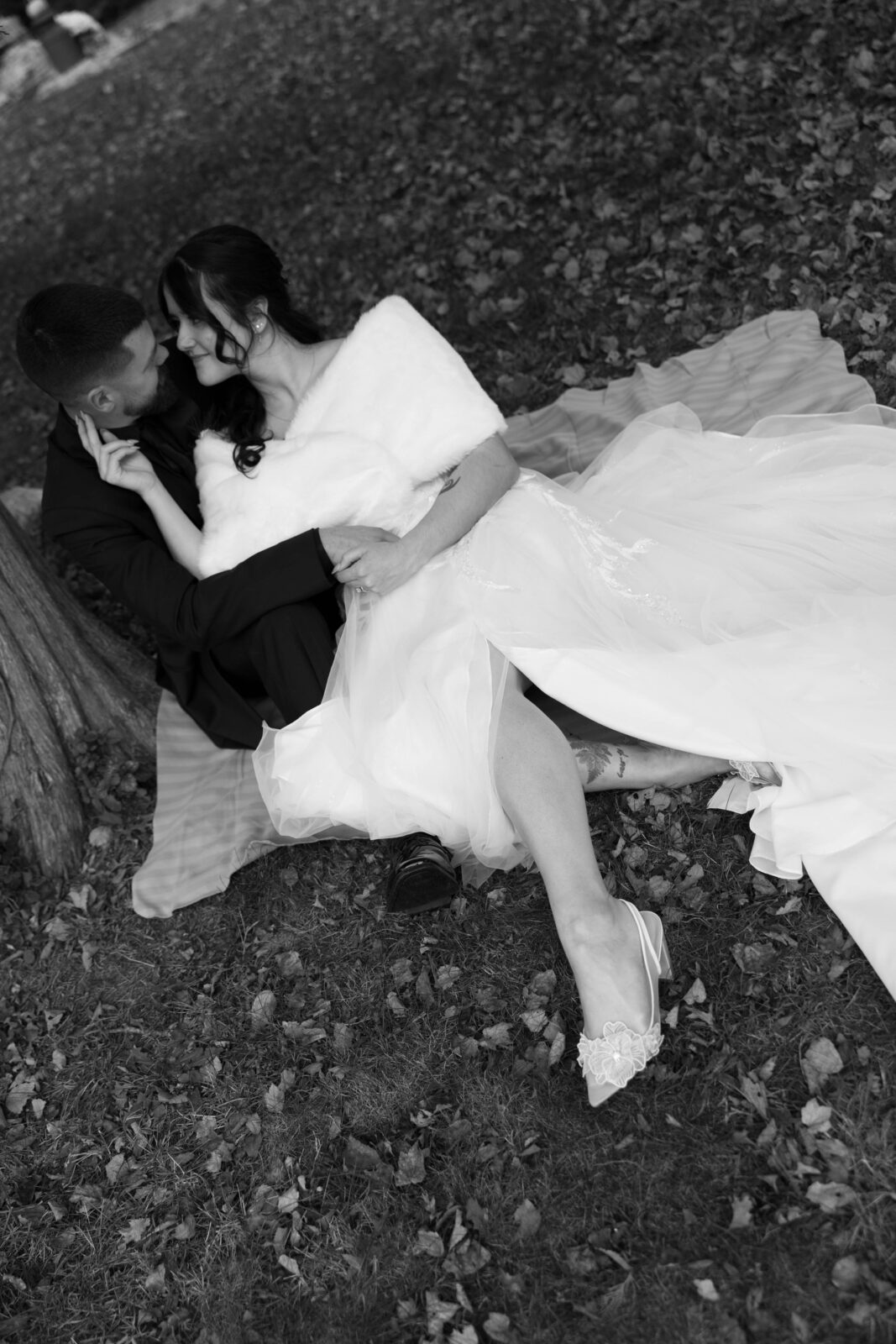 Bridal Portraits | Caitlin, David | Backyard Wedding Swansea MA