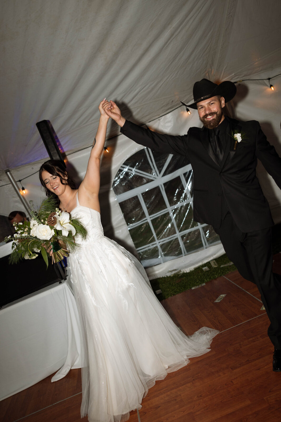 Caitlin & David reception entrance