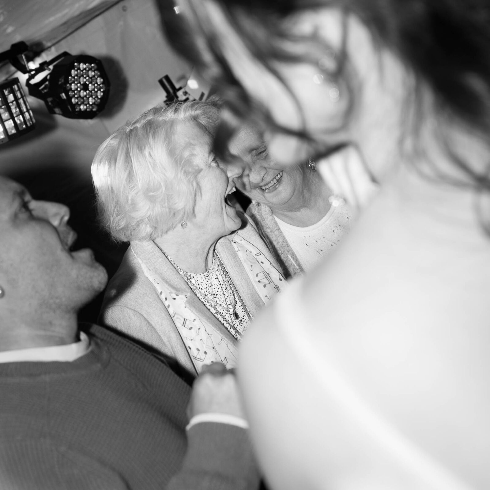 Grandmas having a blast on the dance floor