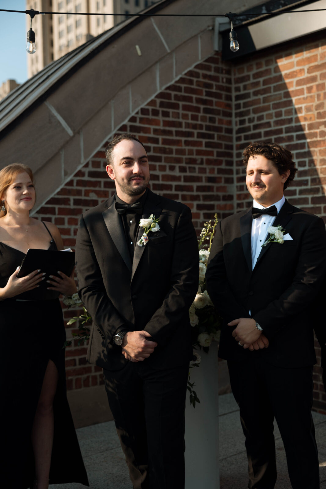 Dylan's Reaction to seeing Kelsey coming down the aisle