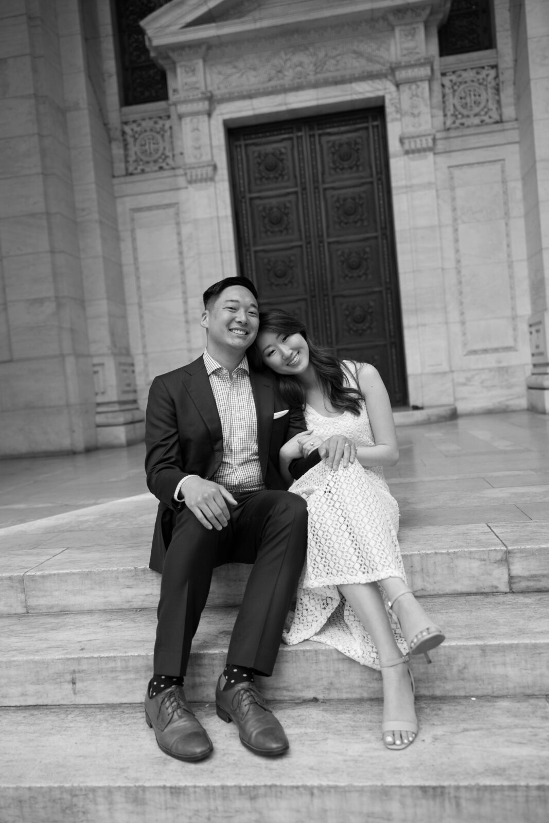 Minhee and Chris | NYC engagement Photos | Photos by Sami