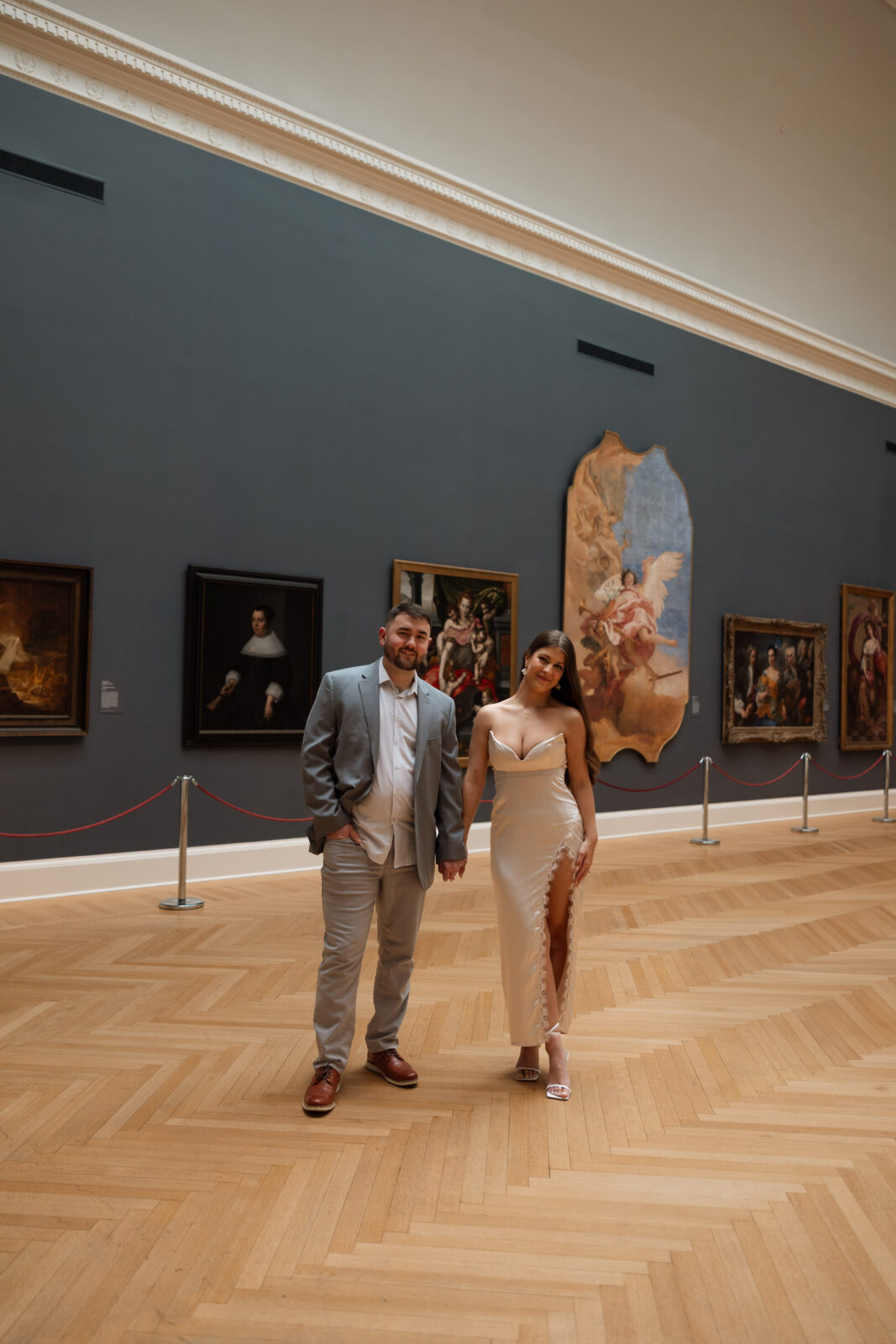 Tori and Blake in the Grand Gallery | RISD Museum
