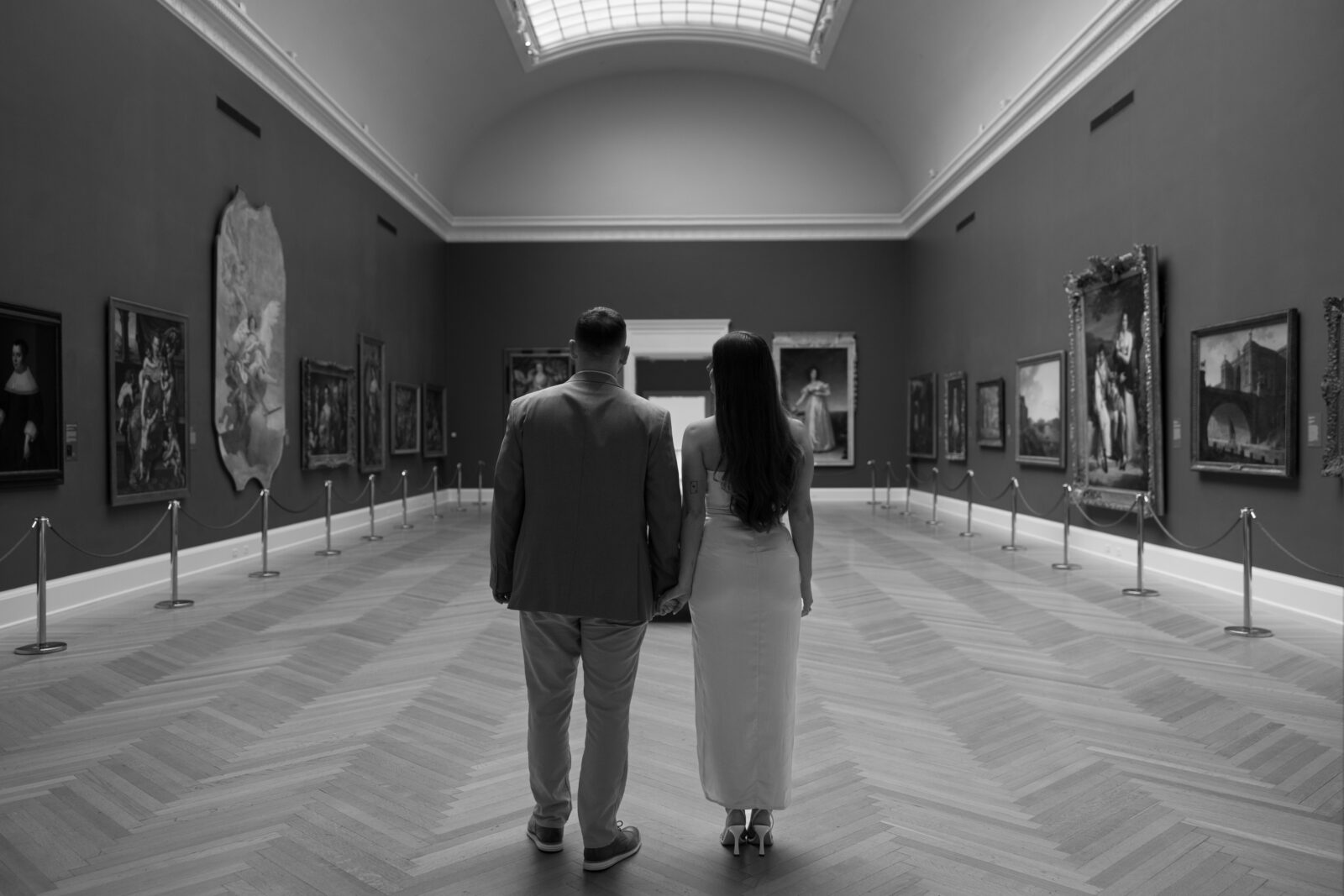 Tori and Blake in the Grand Gallery | RISD Museum