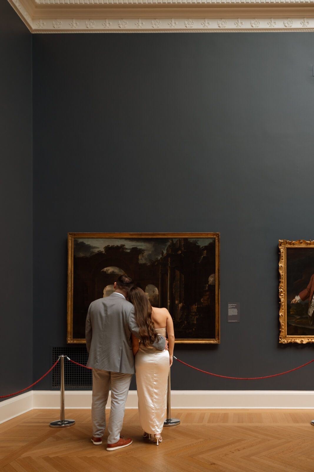 Couple looking at art | RISD Museum Engagement Photos