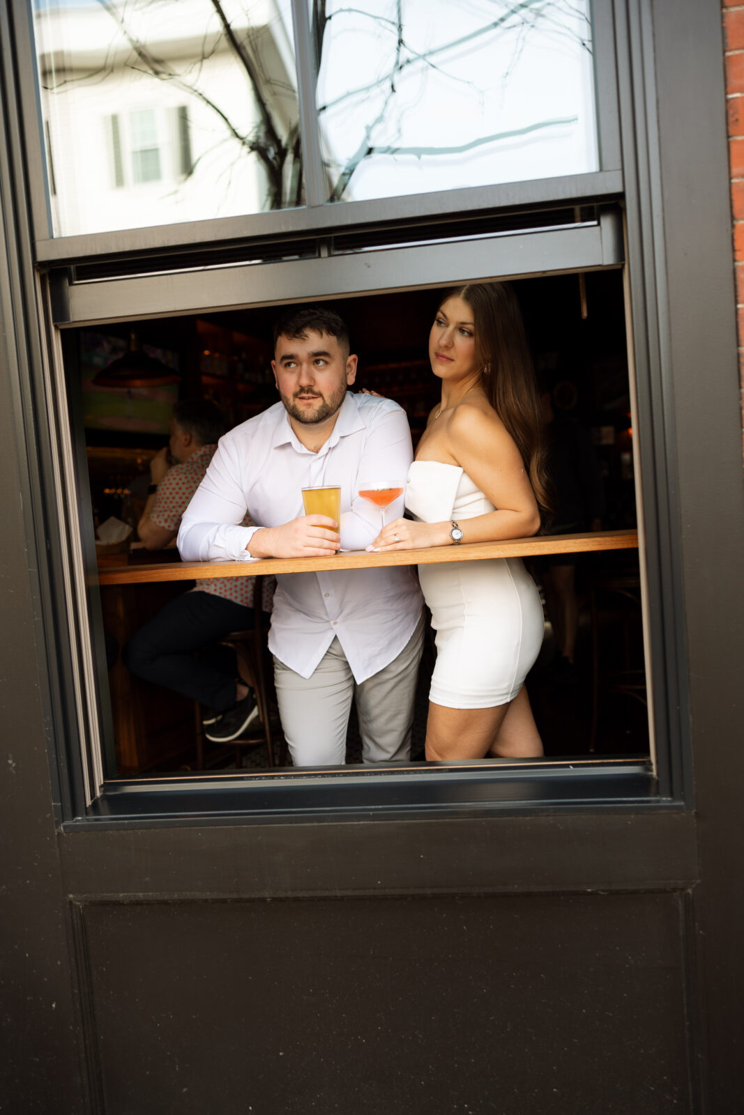 Stingy Alley Warren, RI Engagement Photos with Tori and Blake