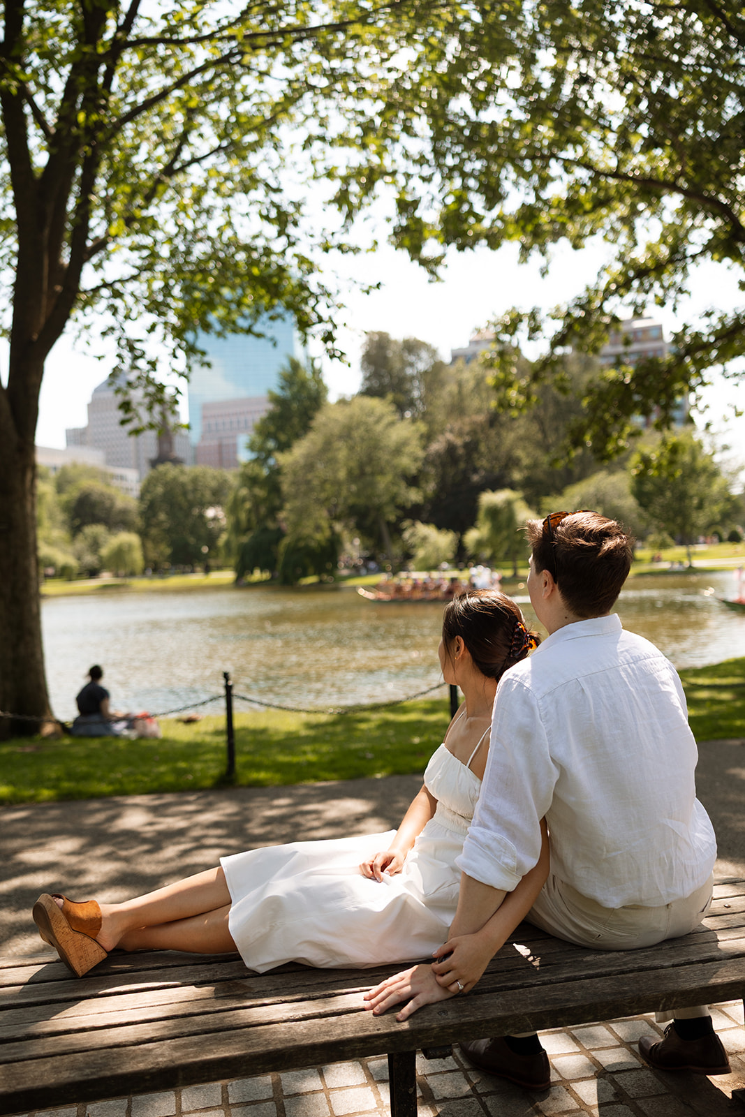 Boston Public Garden Engagement Session